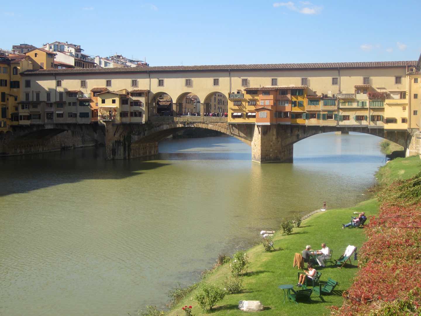 El Ponte Vecchio sobre el río Arno, en Florencia. ©M. Calvo.