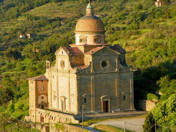 Eglise de Santa Maria Nuova à Cortone.